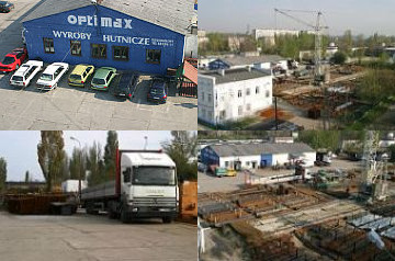 Firma Optimax Łódź, hurtownia stali.